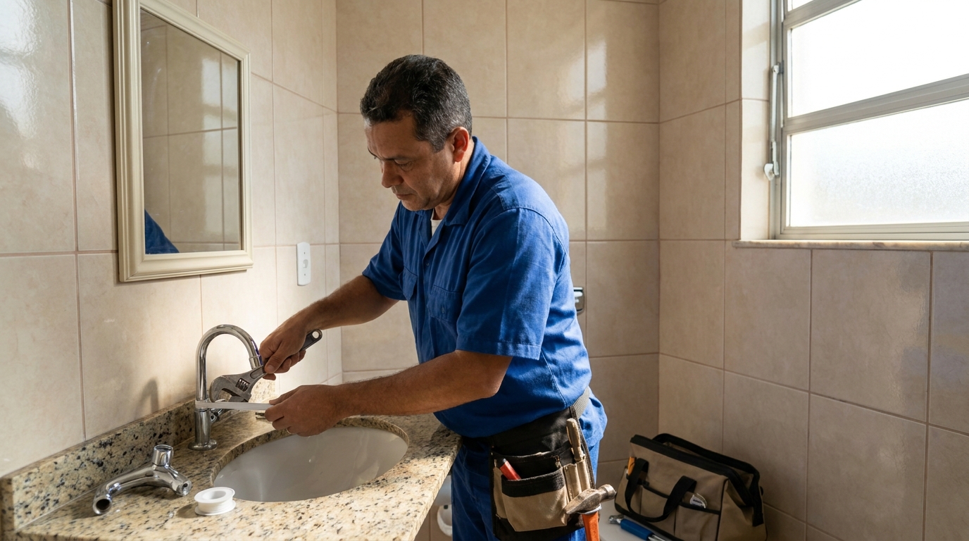 Ajustes em Torneiras em Maringá‑PR