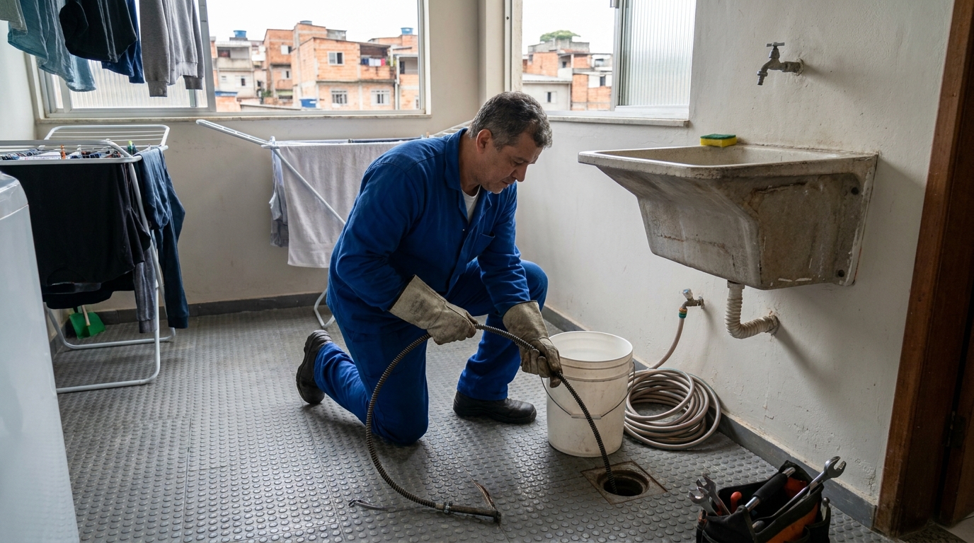 Desentupimento de Ralos Externos em Maringá‑PR