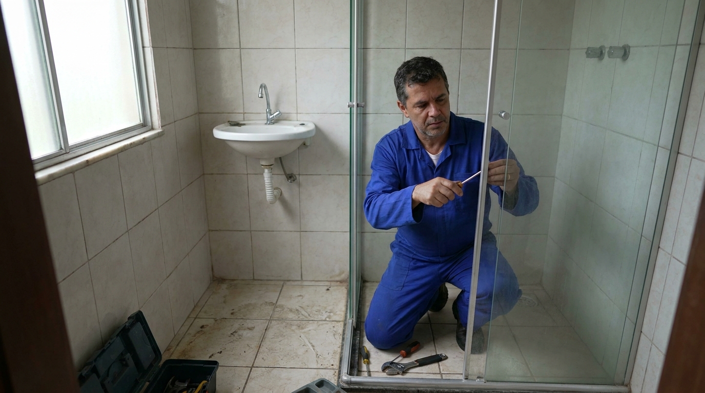 Troca de Roldanas e Trilhos em Maringá‑PR